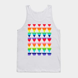 Rainbow Fade Geometric Tank Top